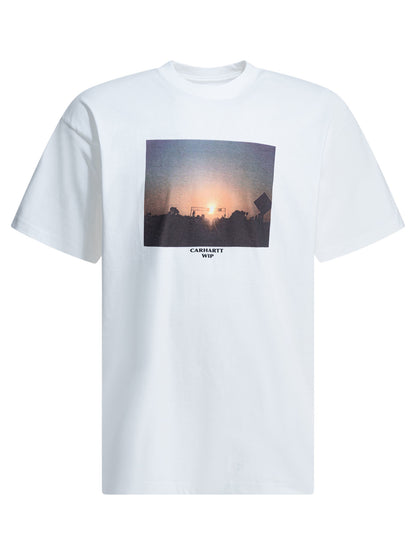 "Warm Views" crewneck T-shirt T-shirts