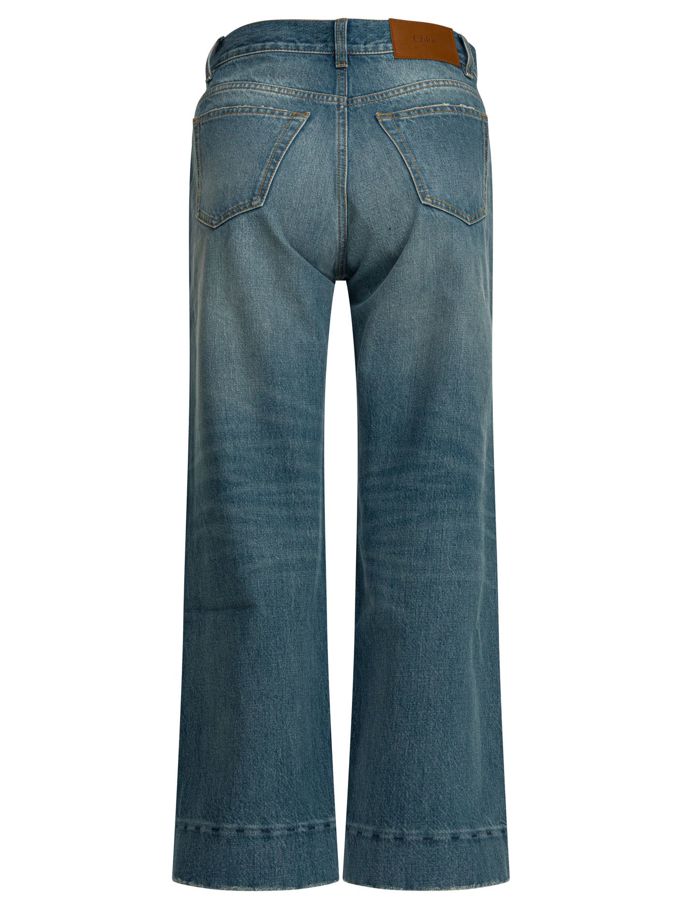 Short wide leg jeans Jeans