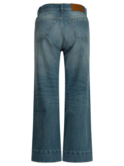 Short wide leg jeans Jeans