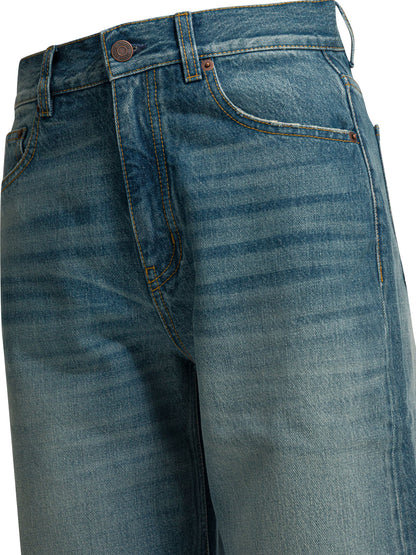 Short wide leg jeans Jeans