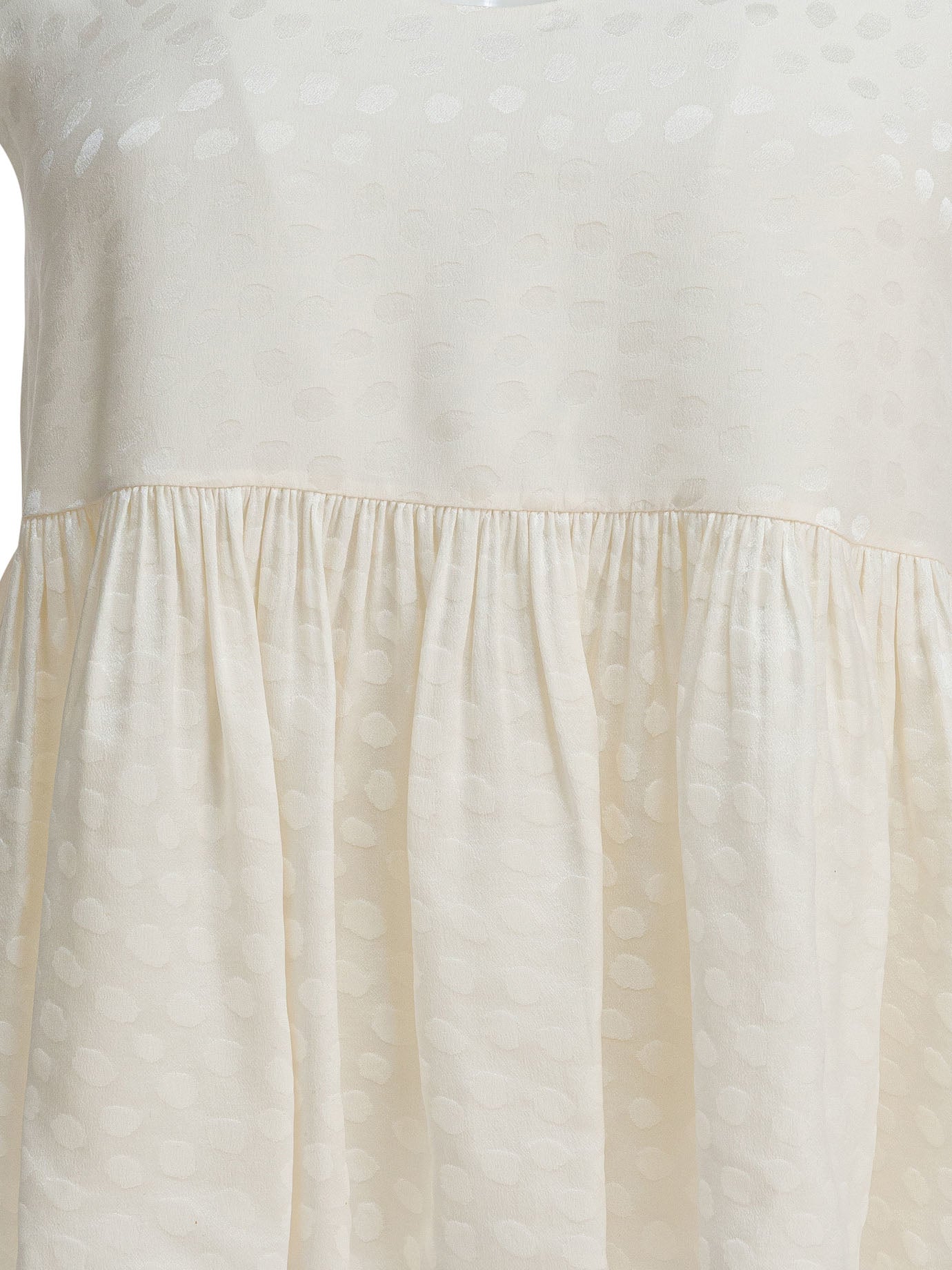 Silk peplum top Tops