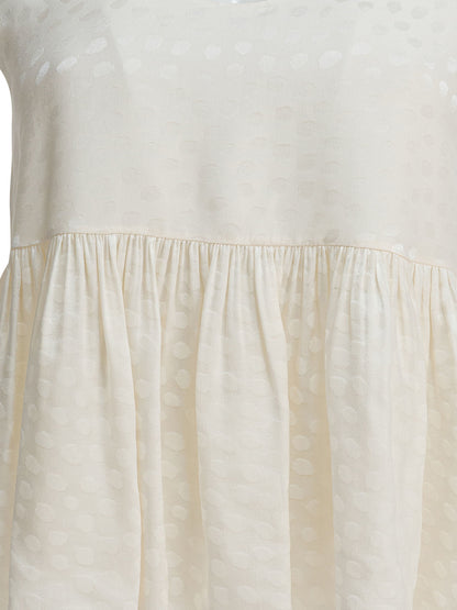 Silk peplum top Tops