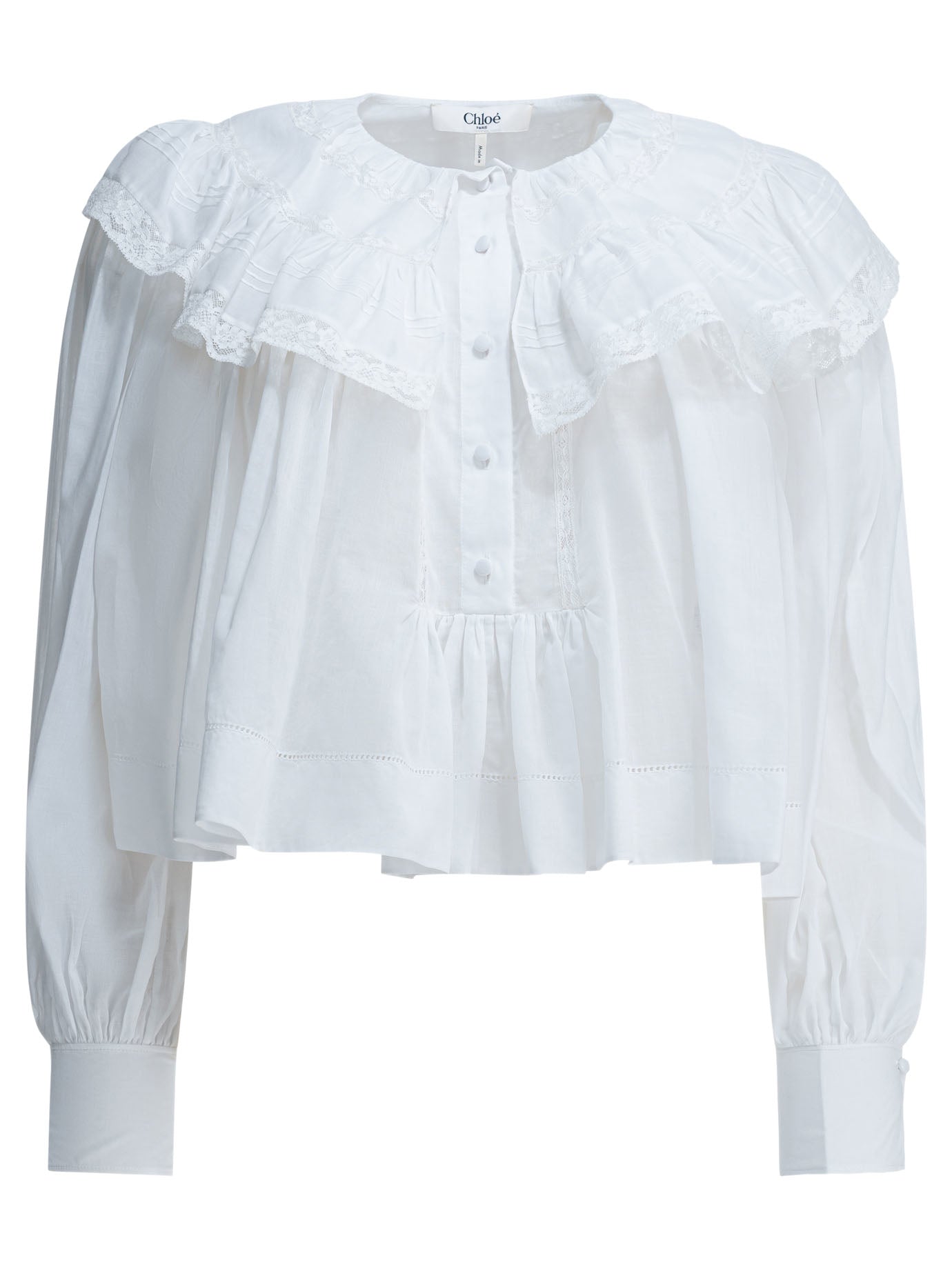 Casual top with ruffles Tops