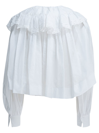 Casual top with ruffles Tops