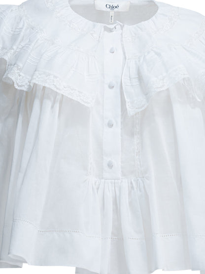 Casual top with ruffles Tops