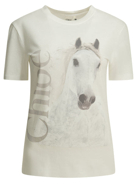Crew-neck T-shirt with logo T-shirts
