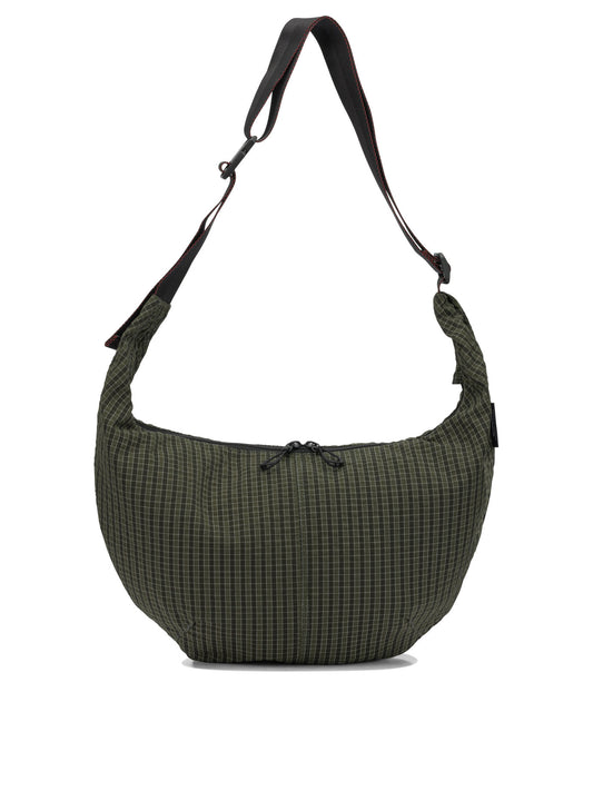 "Grid Check" large shoulder bag Shoulder bags