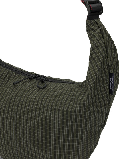 "Grid Check" large shoulder bag Shoulder bags