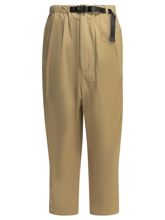 Casual pants with buckle Trousers