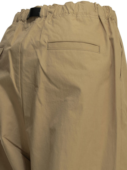 Casual pants with buckle Trousers
