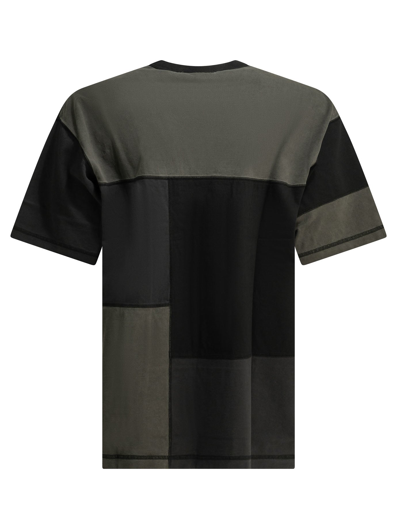 Patchwork crewneck t-shirt T-shirts