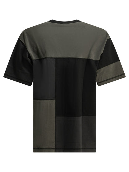 Patchwork crewneck t-shirt T-shirts
