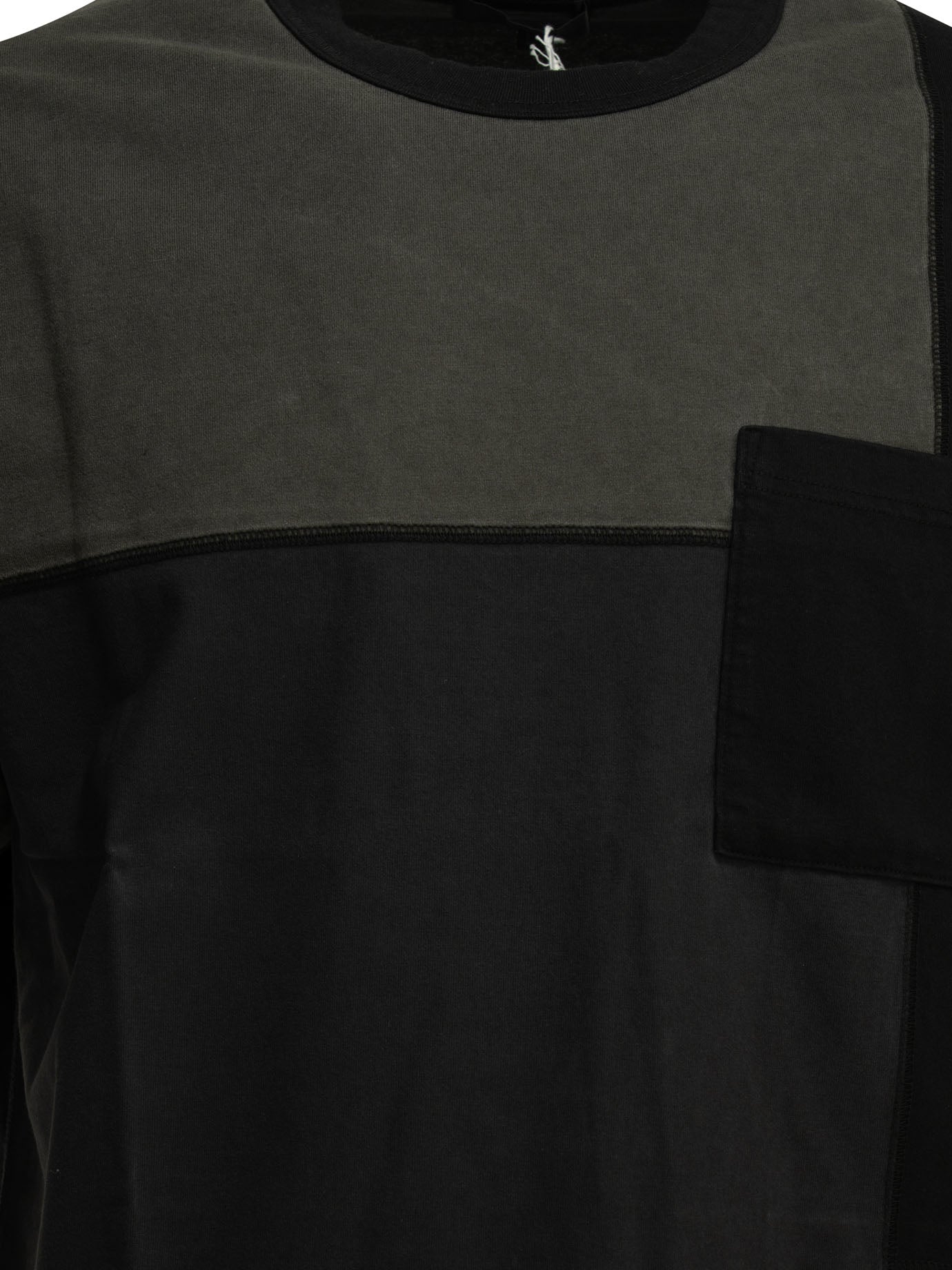 Patchwork crewneck t-shirt T-shirts
