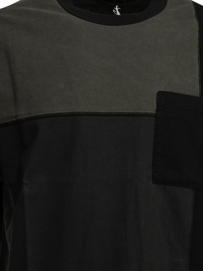 Patchwork crewneck t-shirt T-shirts
