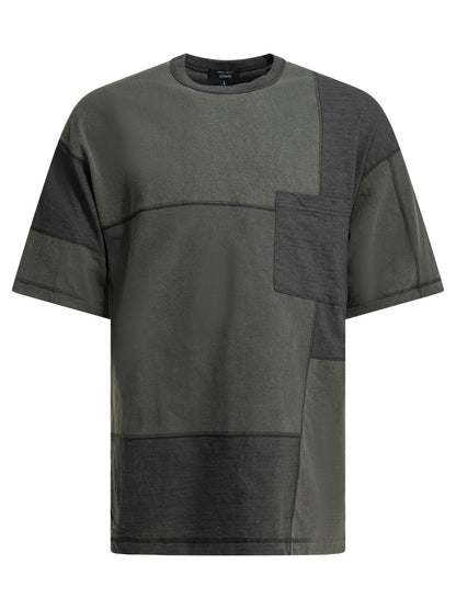 Patchwork crewneck t-shirt T-shirts