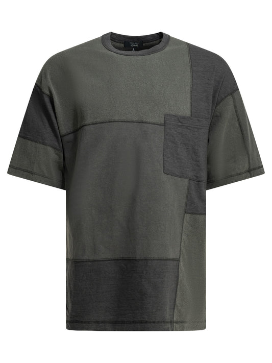 Patchwork crewneck t-shirt T-shirts