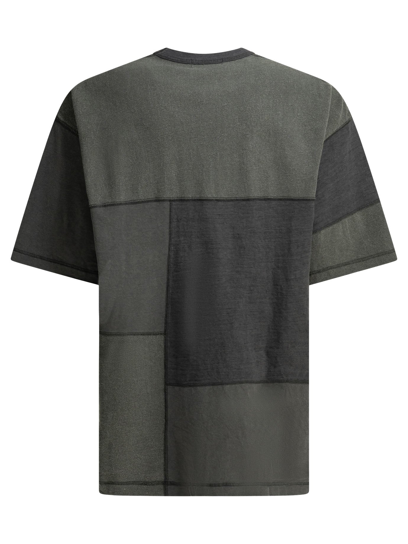 Patchwork crewneck t-shirt T-shirts