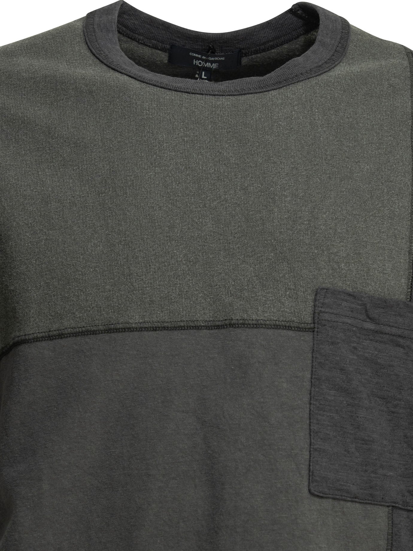 Patchwork crewneck t-shirt T-shirts