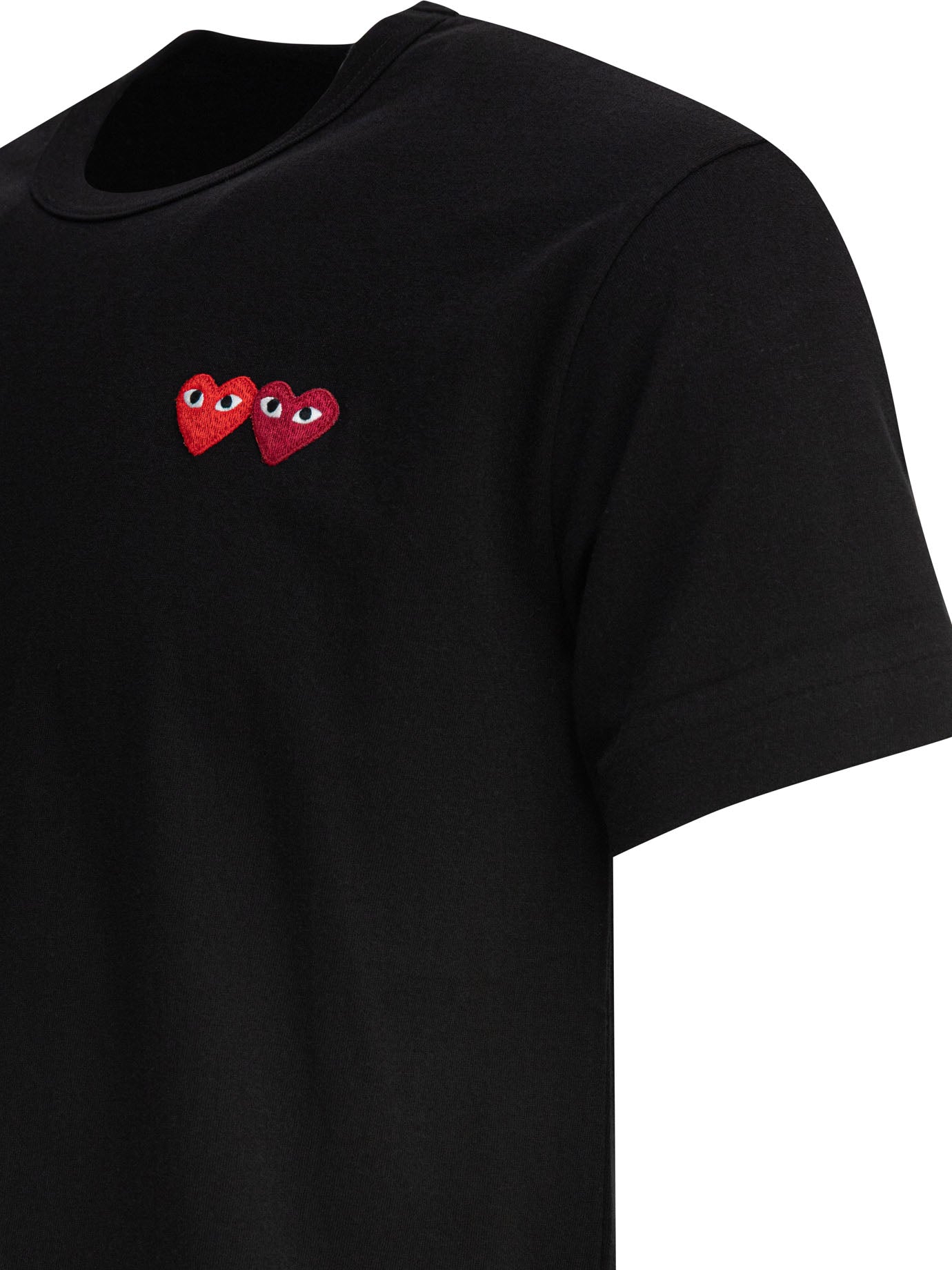 "Double Heart" crewneck T-shirt T-shirts