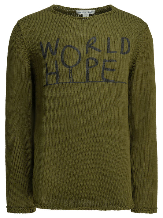 Crew-neck sweater with logo Knitwear