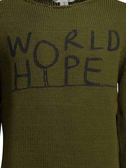 Crew-neck sweater with logo Knitwear
