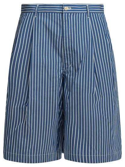 Formal striped shorts Shorts
