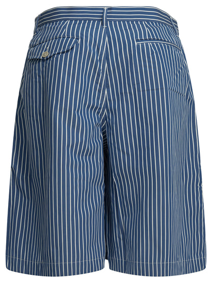 Formal striped shorts Shorts