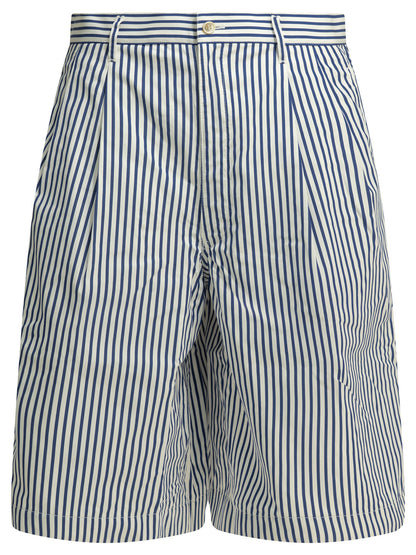 Formal striped shorts Shorts