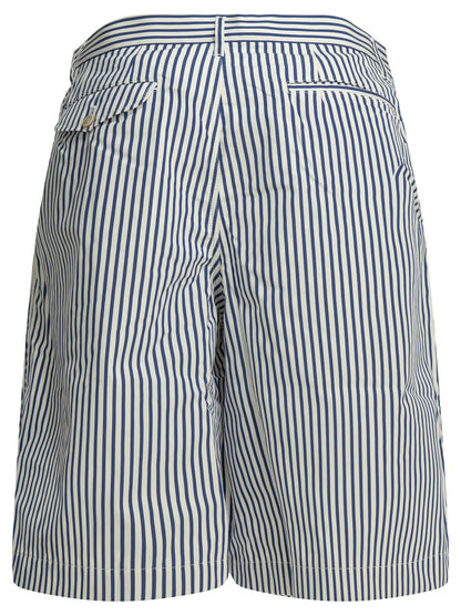 Formal striped shorts Shorts