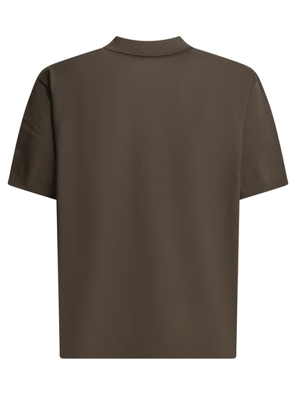 "Tech Knit" Polo shirt with buttons Polo shirts