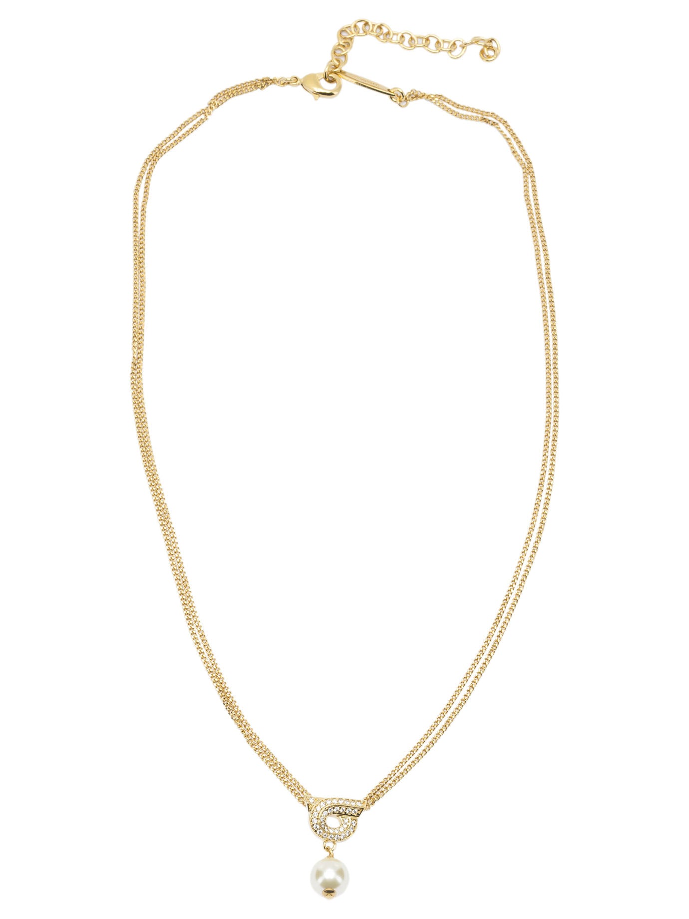 "Gancini" necklace with pearl Jewels
