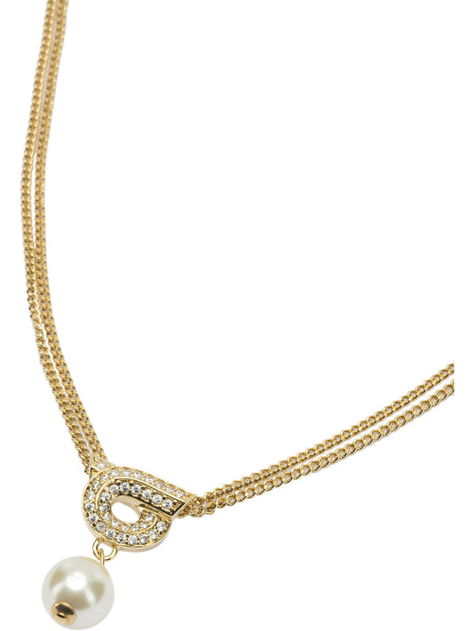 "Gancini" necklace with pearl Jewels