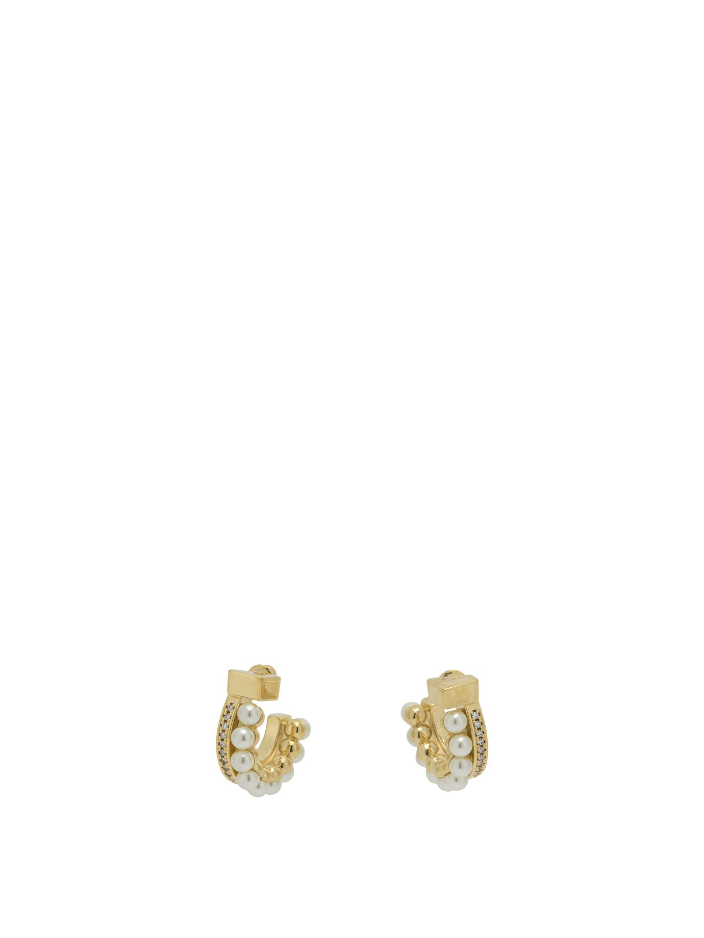 "Gancini" earrings with pearls Jewels