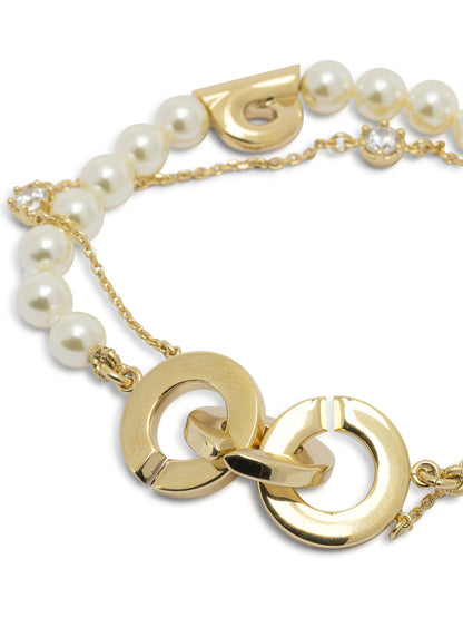Double strand bracelet with pearls Jewels