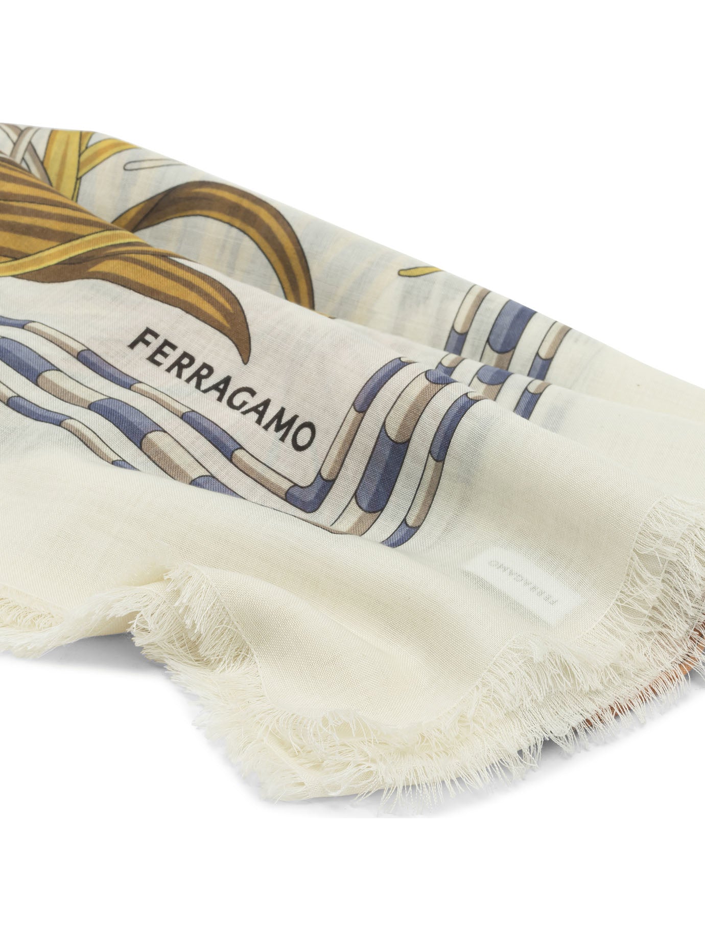 "Rooster" cashmere and silk scarf Sciarpe & Foulard