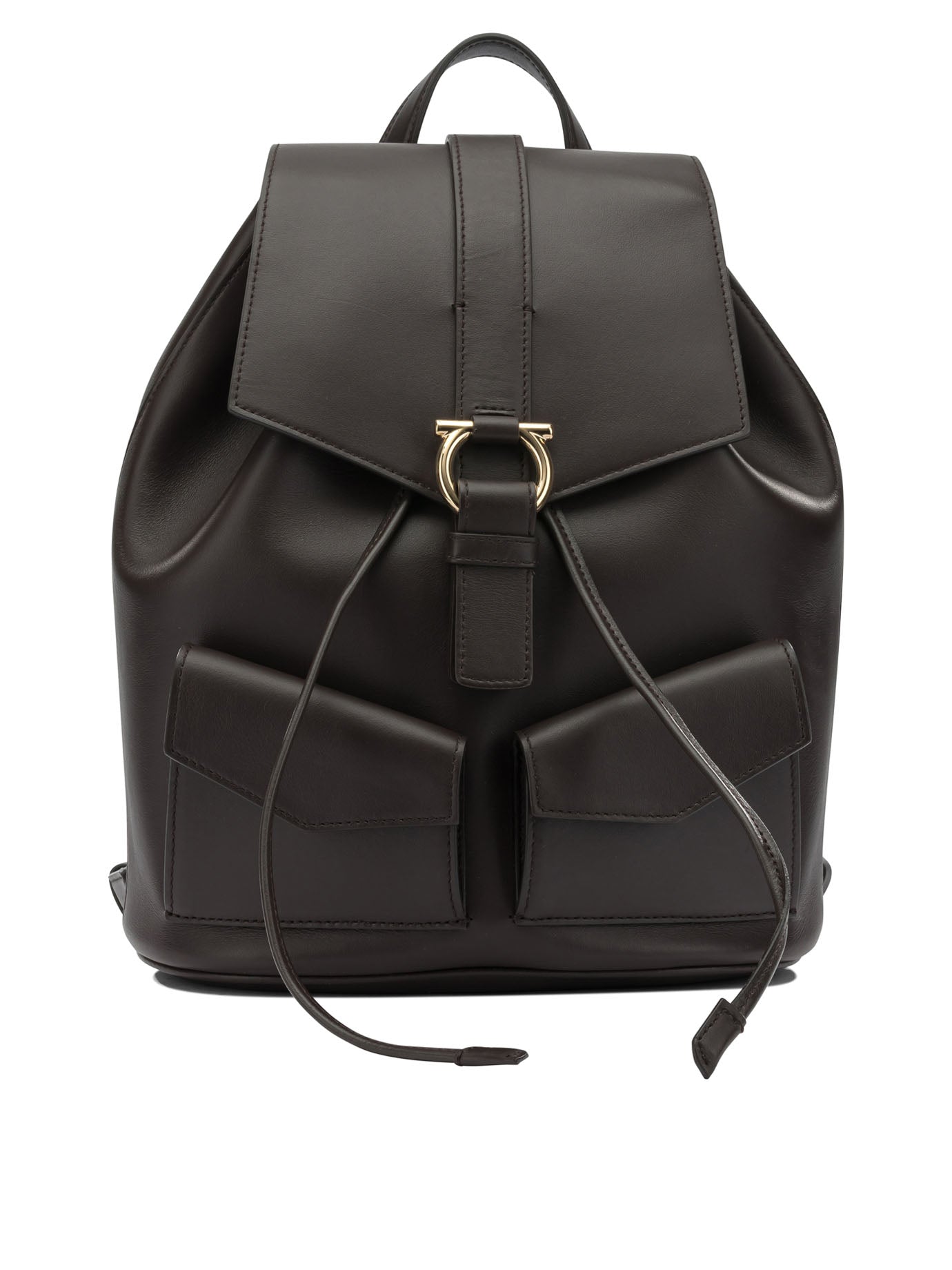 Casual leather backpack Backpacks