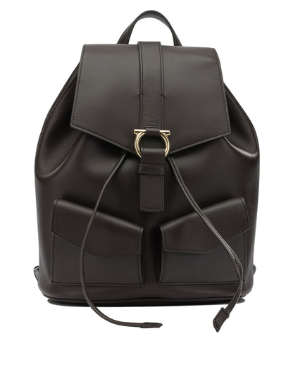 Casual leather backpack Backpacks