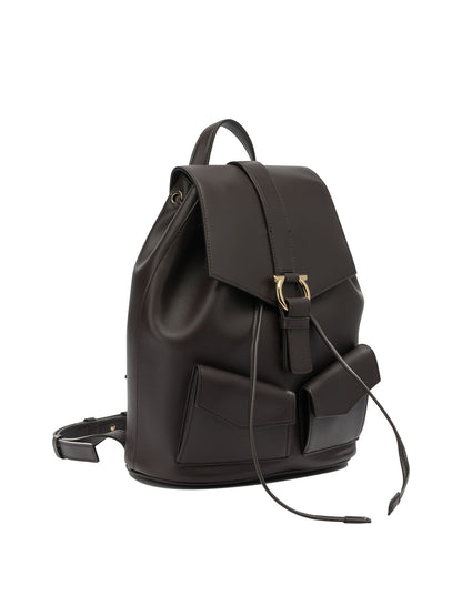Casual leather backpack Backpacks