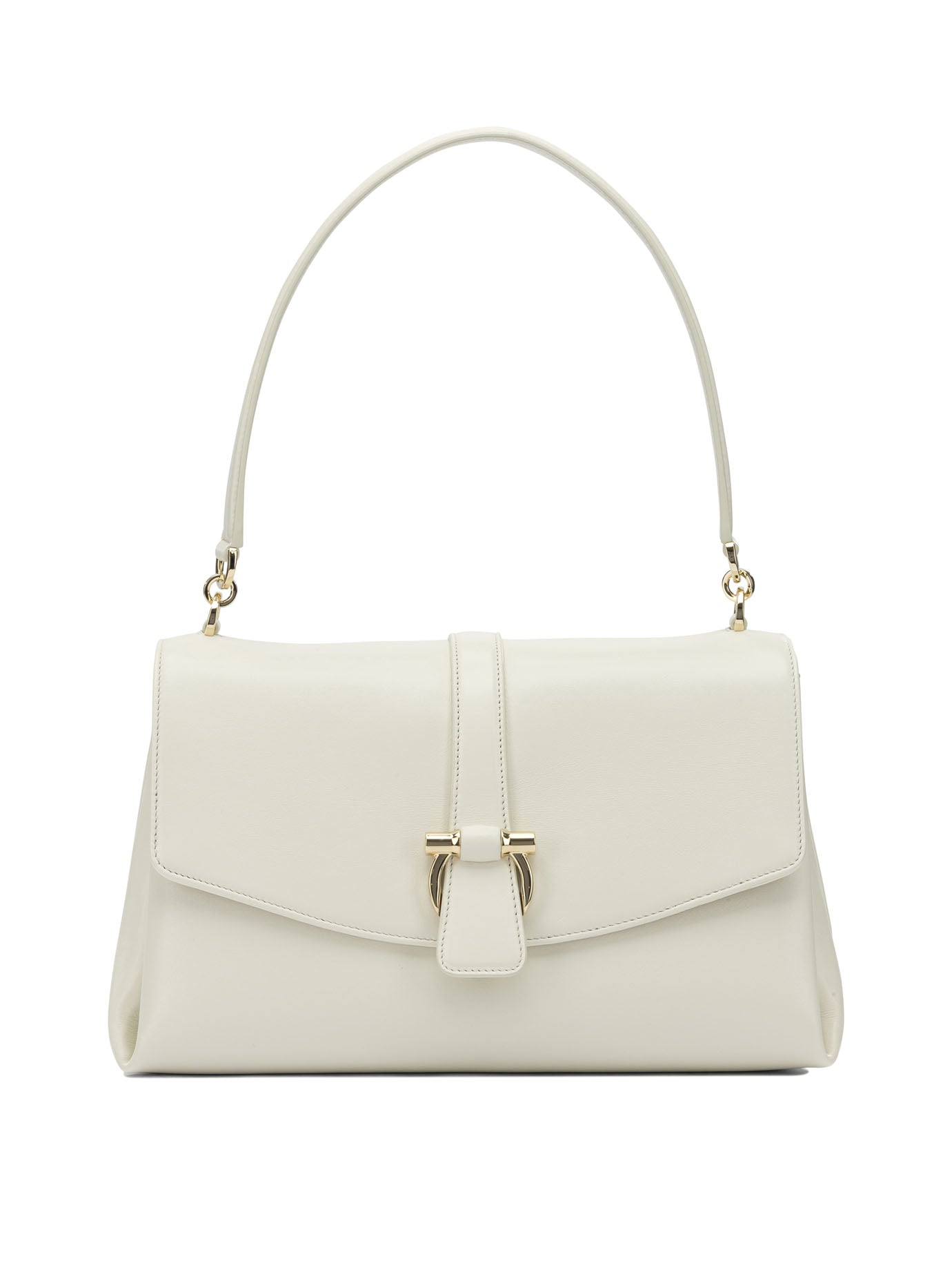 Leather shoulder bag with flap Shoulder bags