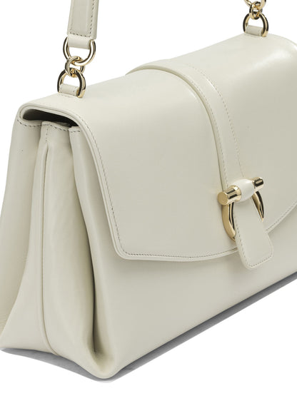 Leather shoulder bag with flap Shoulder bags