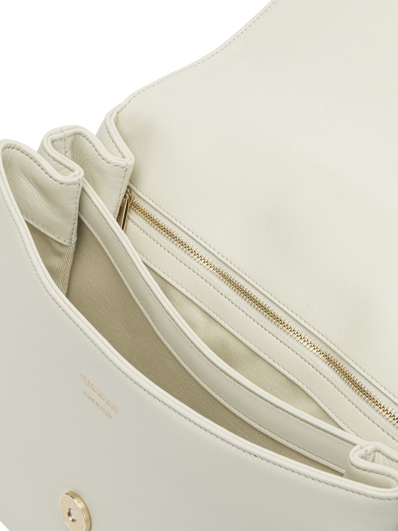 Leather shoulder bag with flap Shoulder bags
