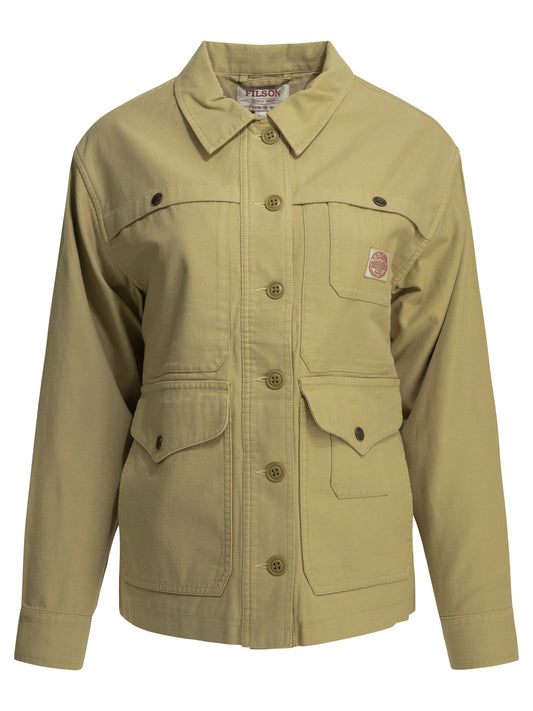 "Reverse Sateen Cruiser" overshirt jacket Jackets and Coats