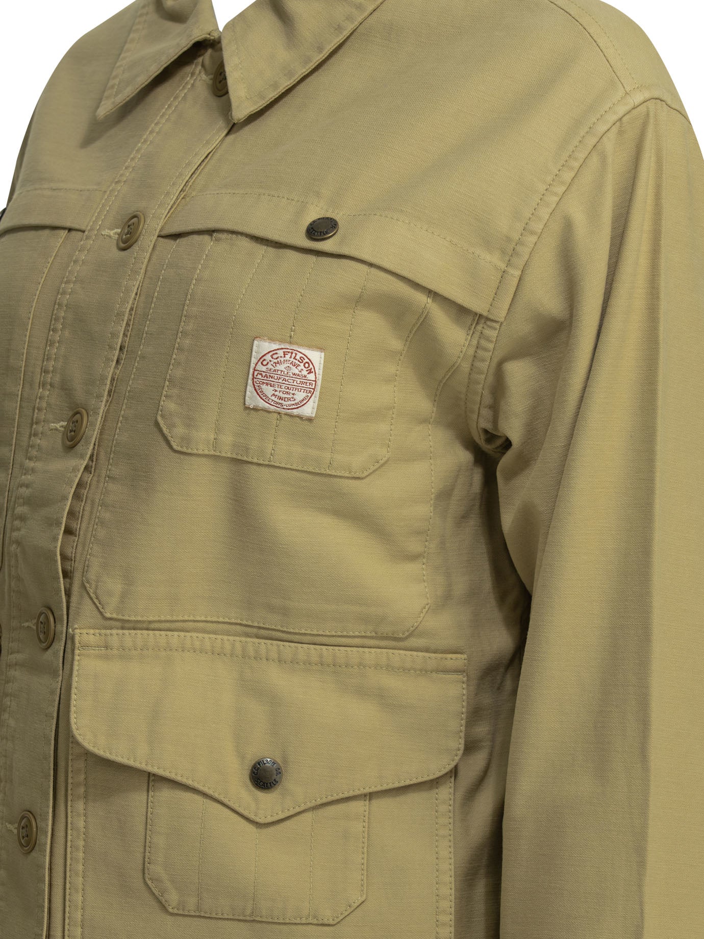 "Reverse Sateen Cruiser" overshirt jacket Jackets and Coats