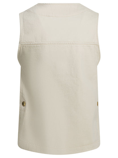 "Archive Cruiser" sleeveless jacket Jackets and Coats