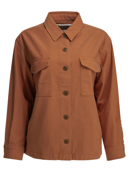 "Reverse Sateen Jac-shirt" Casual shirt Shirts