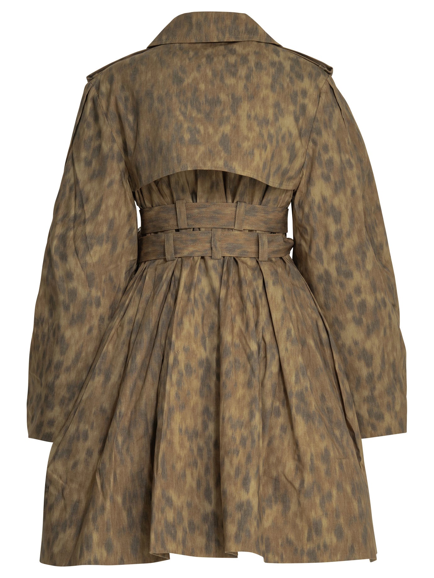 Animal print trench coat Jackets and Coats