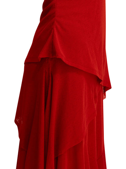 Draped long dress Dresses