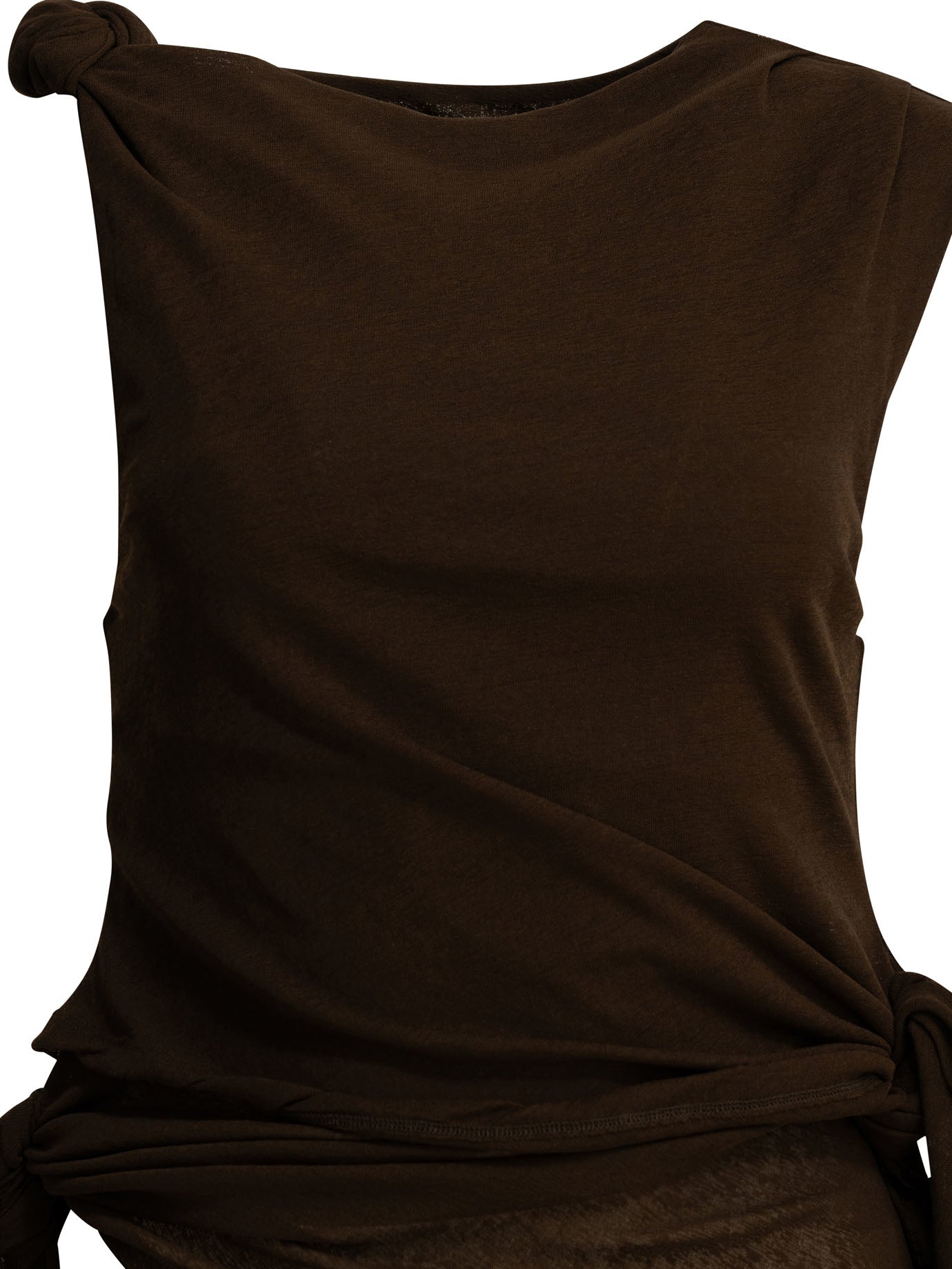 Draped tank top Tops