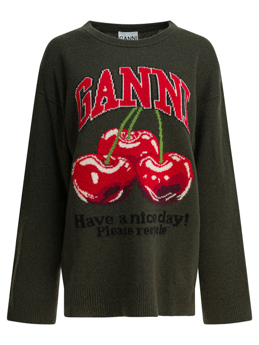Wool-blend crew-neck sweater Knitwear