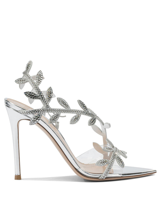 "Crystal Flavia 105mm" heeled sandals Sandals